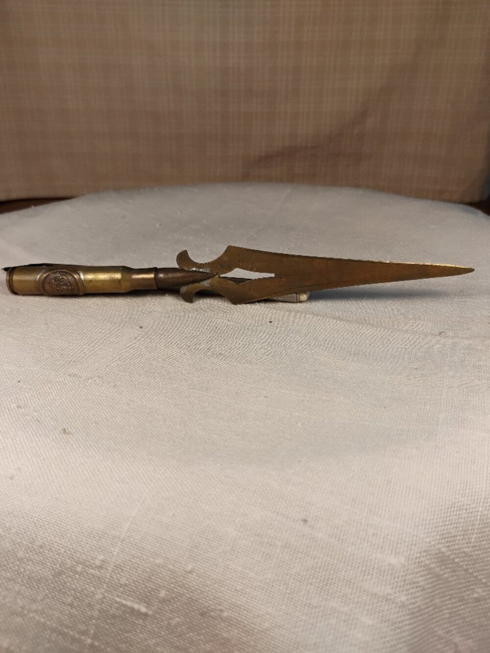 Antique Bullet-Mounted letter opener